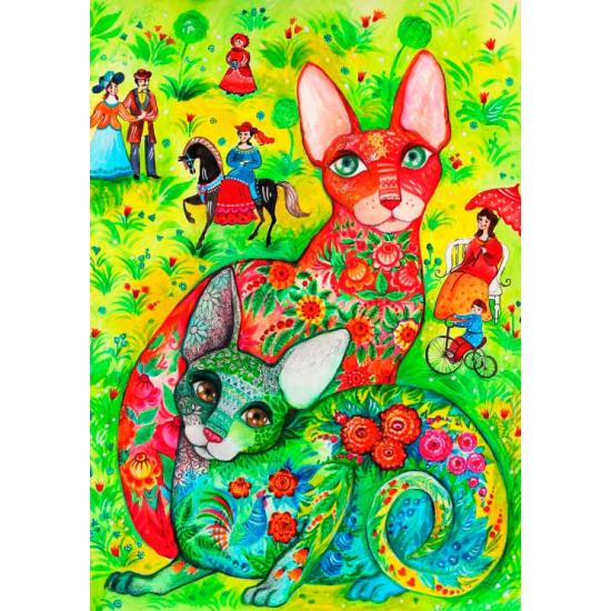 Puzzle Merlebleu de Russie 1500 pièces