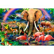 Puzzle Bluebird Savane Africaine 1000 pièces