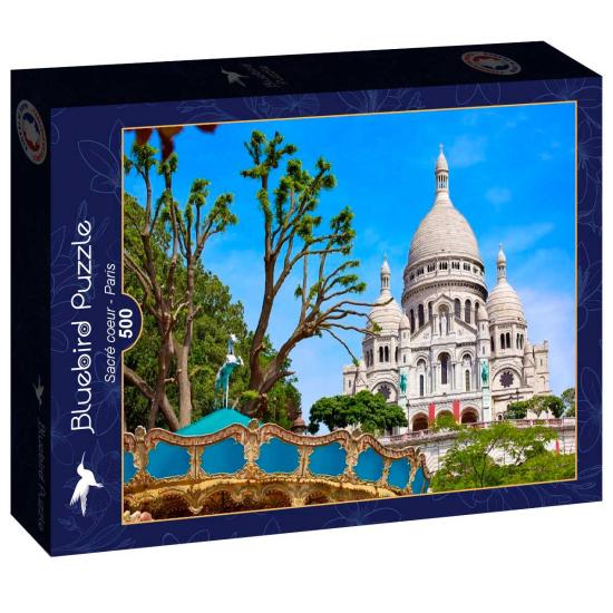 Puzzle Bluebird Sacré Coeur, París de 500 pièces