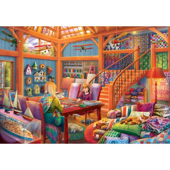 Puzzle Bluebird Salle De Loisirs 1500 pièces