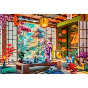 Puzzle Bluebird Salon de Thé Japonais 1000 pièces