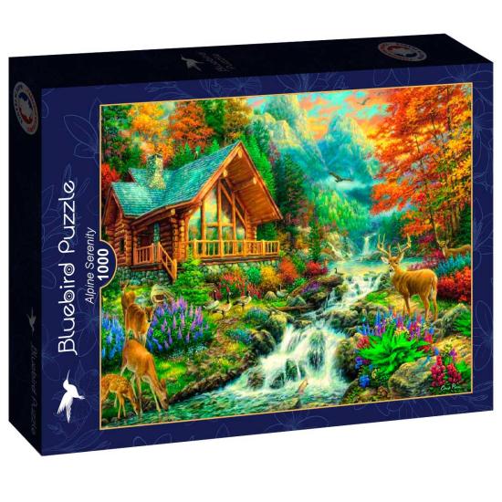 Puzzle Bluebird Alpine Serenity 1000 pièces