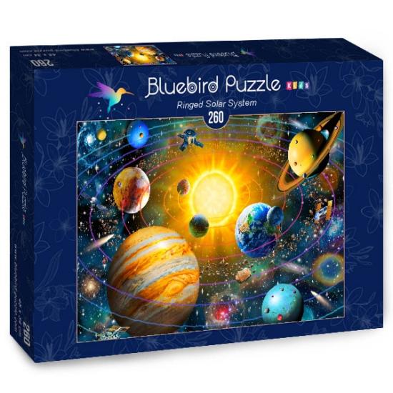 Puzzle Bluebird du système solaire annelé de 260 pièces