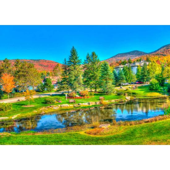 Bluebird Stowe, Vermont, États-Unis Puzzle 1000 pièces