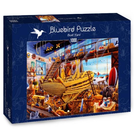 Puzzle Bluebird Boat Workshop 1000 pièces