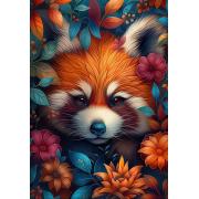 Puzzle Bluebird Tango, Le Panda Roux 1000 pièces