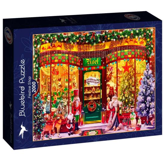 Puzzle Bluebird Boutique Festive 2000 pièces Puzzle Bluebird Boutique Festive 2000 pièces