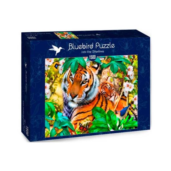 Puzzle Bluebird Tigres dans l'Ombre 1500 pièces