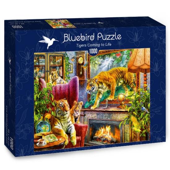Puzzle Bluebird Tigers revenant à la vie 1000 pièces