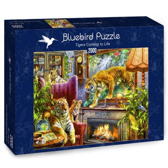 Puzzle Bluebird Tigers revenant à la vie 2000 pièces