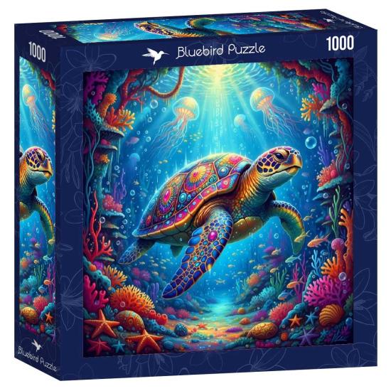 Puzzle Bluebird Tortue De Mer 1000 pièces