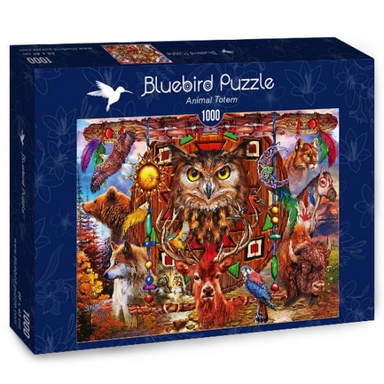 Puzzle 1000 pièces Bluebird Animal Totem