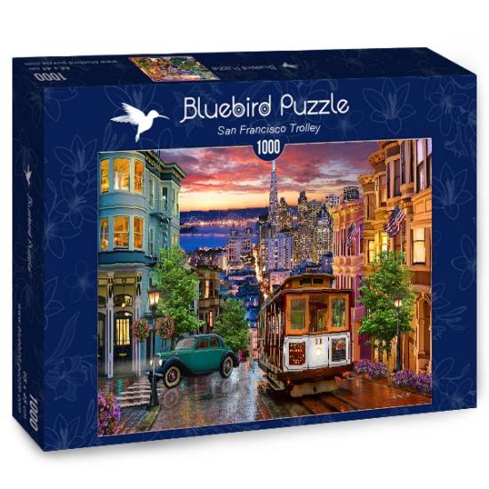 Bluebird San Francisco Streetcar Puzzle 1000 pièces
