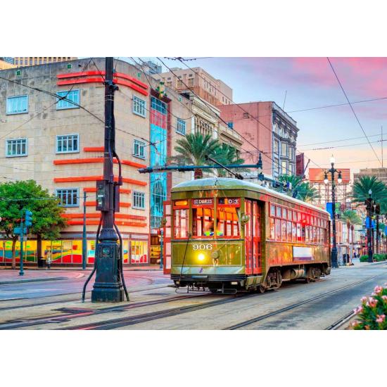 Puzzle Bluebird Streetcar à la Nouvelle-Orléans 1000 pièces