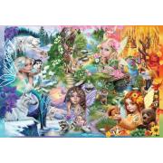 Puzzle Bluebird Une Saison De Fées 1000 pièces