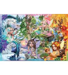Puzzle Bluebird Une Saison De Fées 1000 pièces