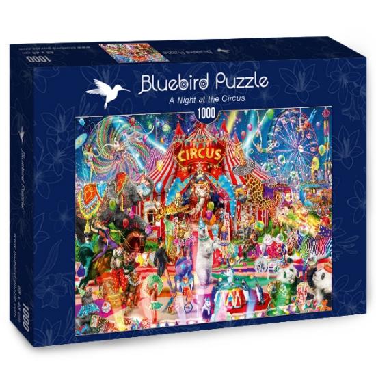 Puzzle Bluebird Une nuit au cirque 1000 pièces