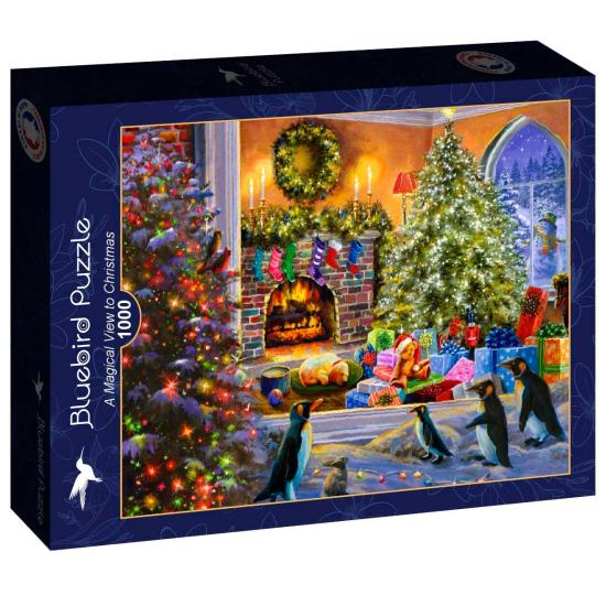 Bluebird Une vue magique de Noël Puzzle 1000 pièces