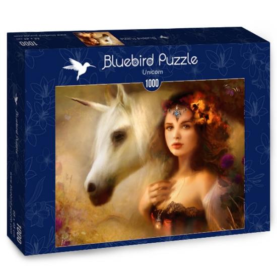 Bluebird La fille à la licorne Puzzle 1000 pièces
