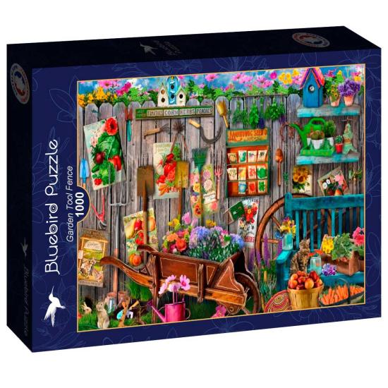 Puzzle Bluebird Clôture Pour Outils De Jardin 1000 pièces