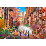 Puzzle Bluebird Journées Chaudes D'Été À New York 1000 pièces