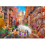 Puzzle Bluebird Journées Chaudes D'Été À New York 500 pièces