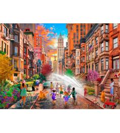 Puzzle Bluebird Journées Chaudes D'Été À New York 500 pièces