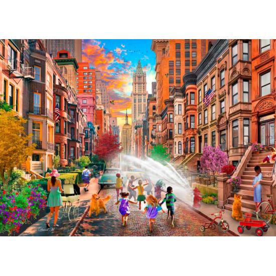Puzzle Bluebird Journées Chaudes D'Été À New York 500 pièces