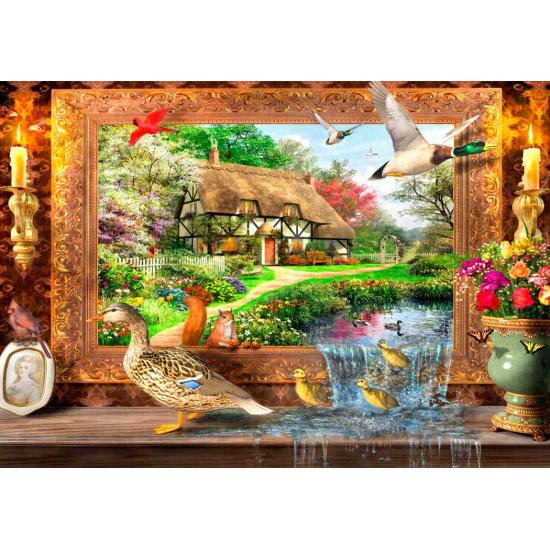 Puzzle 1500 pièces Bluebird Country Life