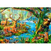 Puzzle de 1500 pièces Bluebird Forest Life