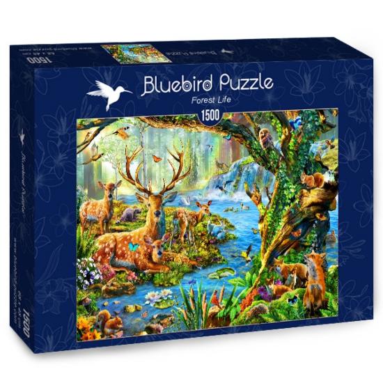 Puzzle de 1500 pièces Bluebird Forest Life