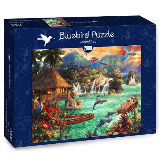 Puzzle Bluebird Island Life 2000 pièces