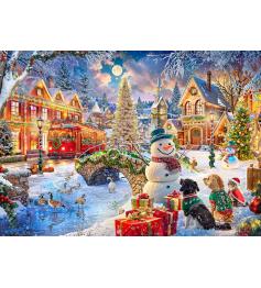 Puzzle Bluebird Villa Noël 500 pièces