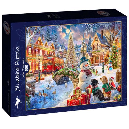 Puzzle Bluebird Villa Noël 500 pièces