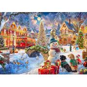 Puzzle Bluebird Villa Noël 1500 pièces