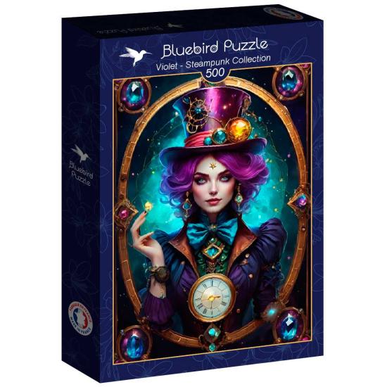 Puzzle Bluebird Violet de 500 pièces
