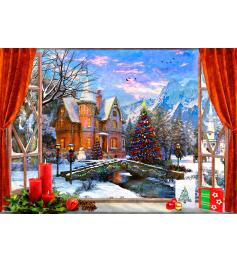 Bluebird Christmas Mountain View Puzzle 1500 pièces