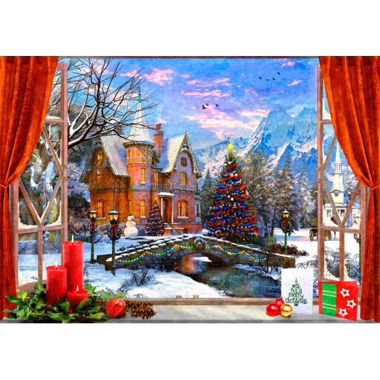 Bluebird Christmas Mountain View Puzzle 1500 pièces Bluebird Christmas Mountain View Puzzle 1500 pièces