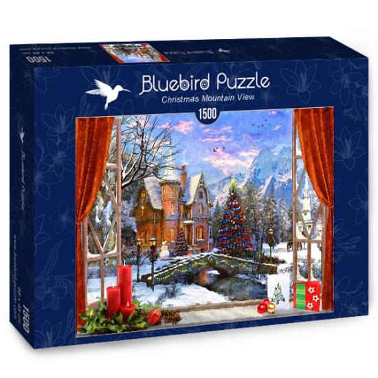 Bluebird Christmas Mountain View Puzzle 1500 pièces Bluebird Christmas Mountain View Puzzle 1500 pièces