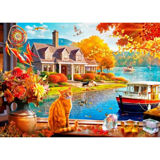 Puzzle Bluebird Vue d'automne Croquante de 500 pièces Puzzle Bluebird Vue d'automne Croquante de 500 pièces