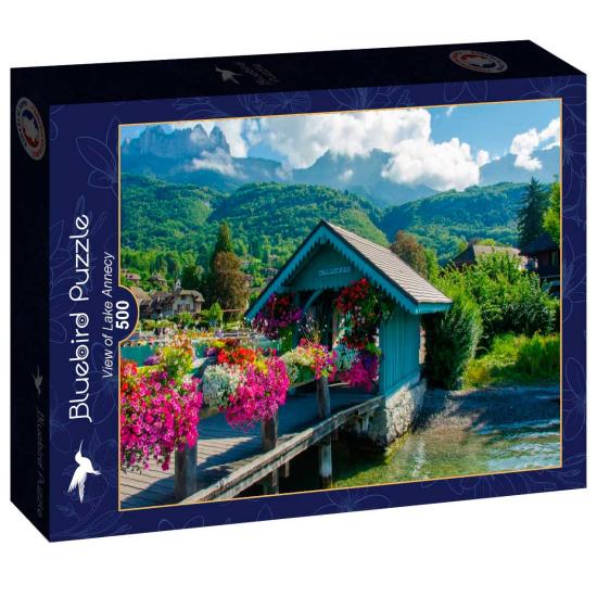 Puzzle Bluebird Vue Sur Le Lac D'Annecy 500 pièces