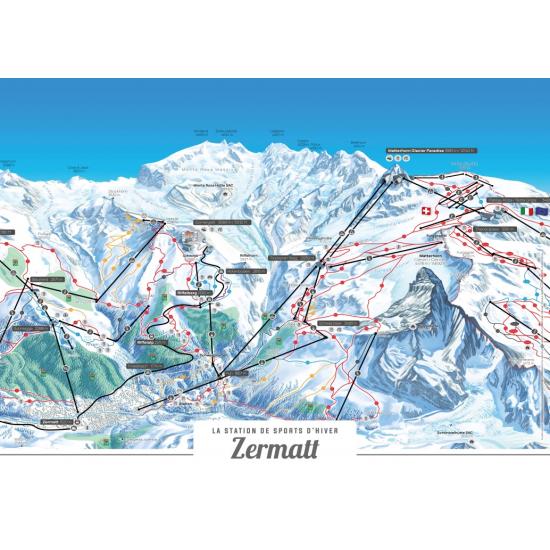 Puzzle Bluebird Zermatt 500 pièces