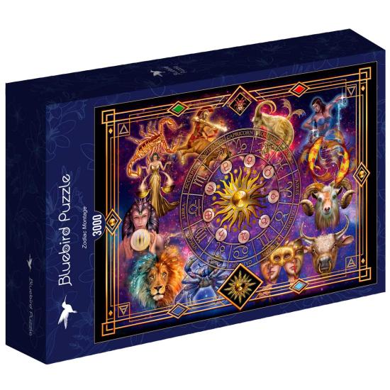 Puzzle Zodiaque Oiseau Bleu 3000 pièces