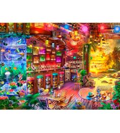 Puzzle Brain Tree Bar de Plage de 1000 Pièces