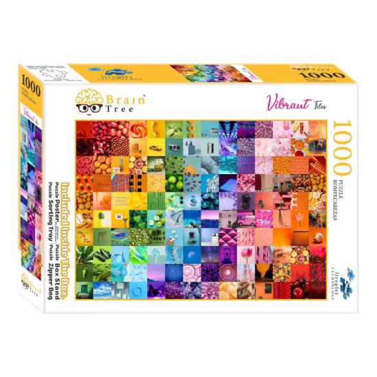 Puzzle Brain Tree Les Couleurs de la Vie de 1000 Pièces