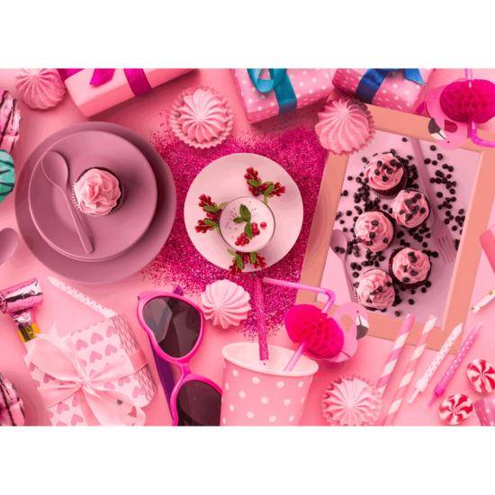 Puzzle Brain Tree Recouvertes de Rose de 500 Pièces