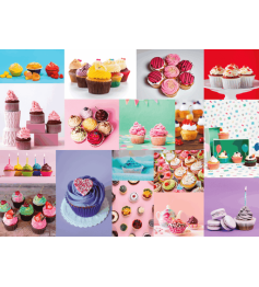 Puzzle Brain Tree Cupcakes de 500 Pièces