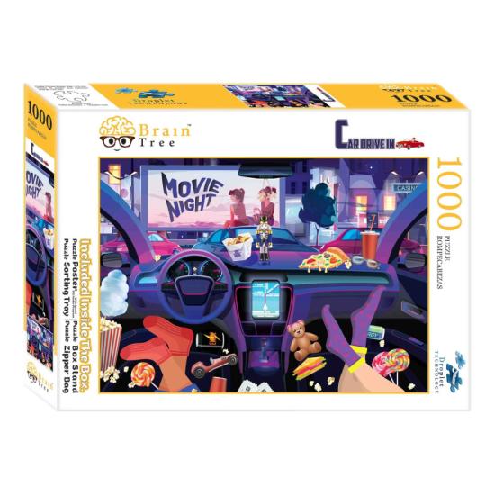 Puzzle Brain Tree Au Drive-in 1000 Pièces