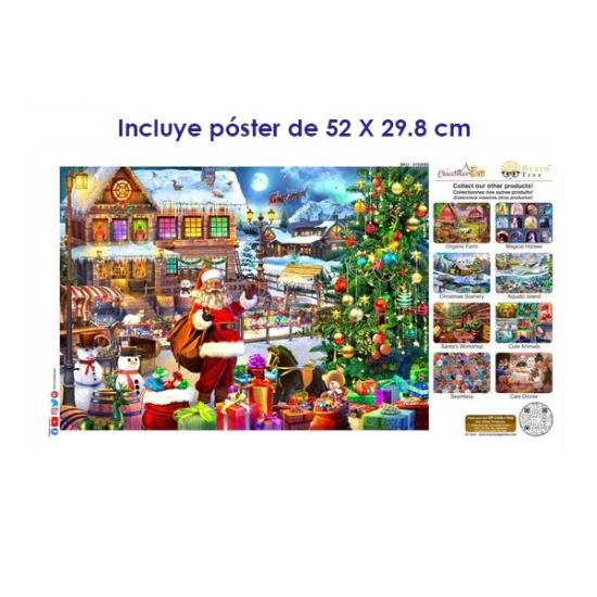 Puzzle Brain Tree Atelier du Père Noël de 1000 Pièces Puzzle Brain Tree Atelier du Père Noël de 1000 Pièces