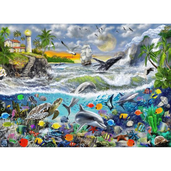 Puzzle Brain Tree Île Aquatique de 1000 Pièces